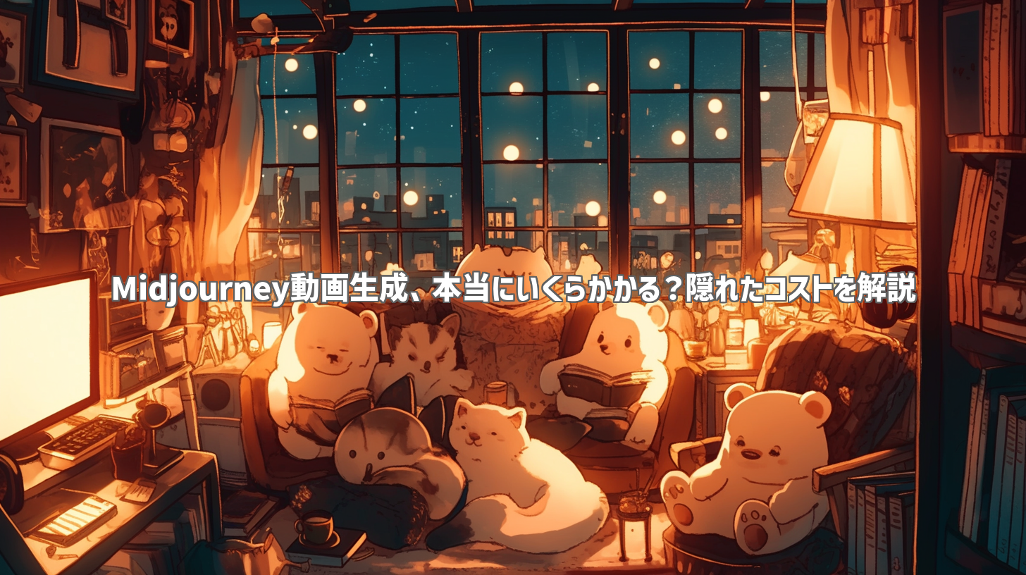Midjourney動画生成、本当にいくらかかる？隠れたコストを解説