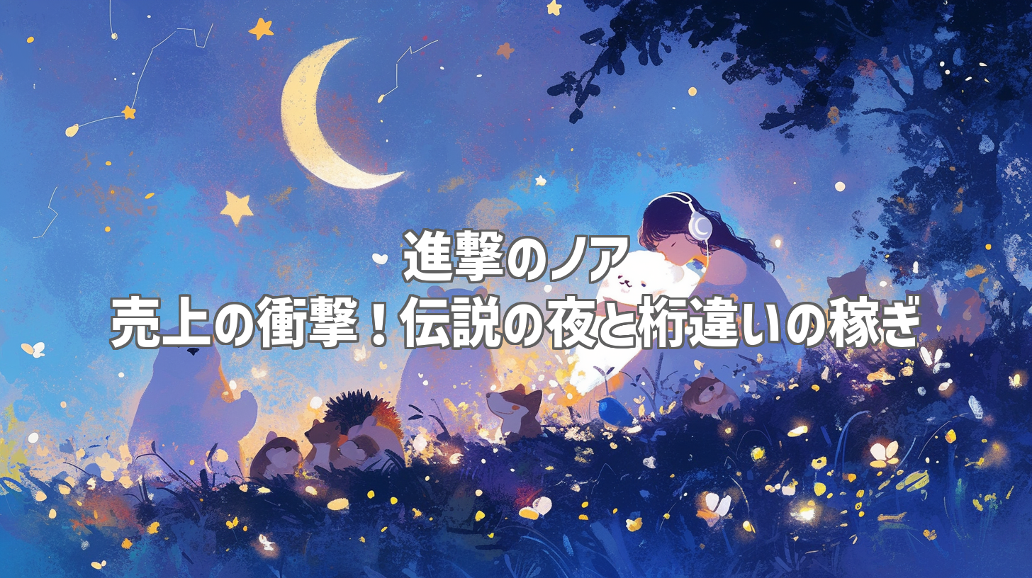 進撃のノア 売上の衝撃！伝説の夜と桁違いの稼ぎ