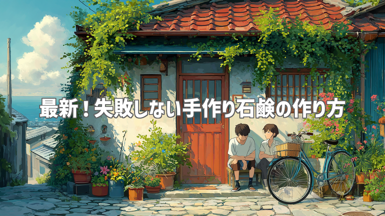 最新！失敗しない手作り石鹸の作り方