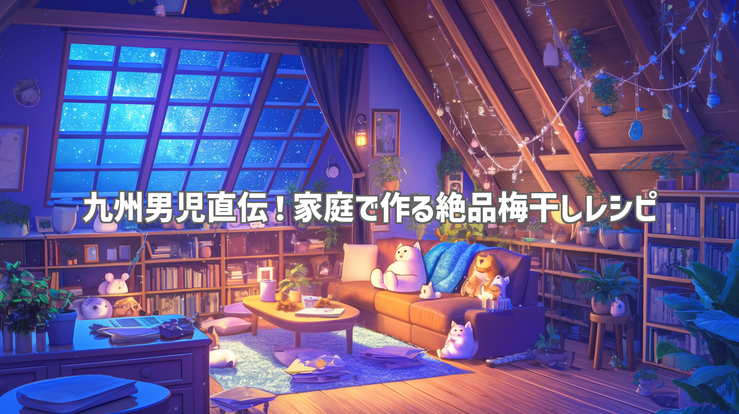 九州男児直伝！家庭で作る絶品梅干しレシピ