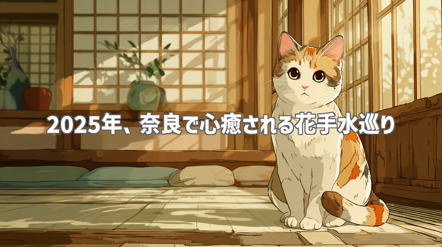 2025年、奈良で心癒される花手水巡り