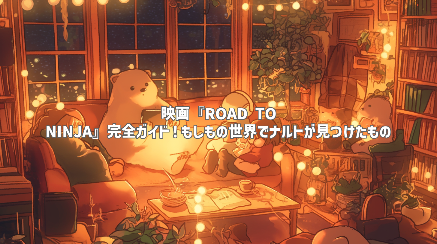 映画『ROAD TO NINJA』完全ガイド！もしもの世界でナルトが見つけたもの