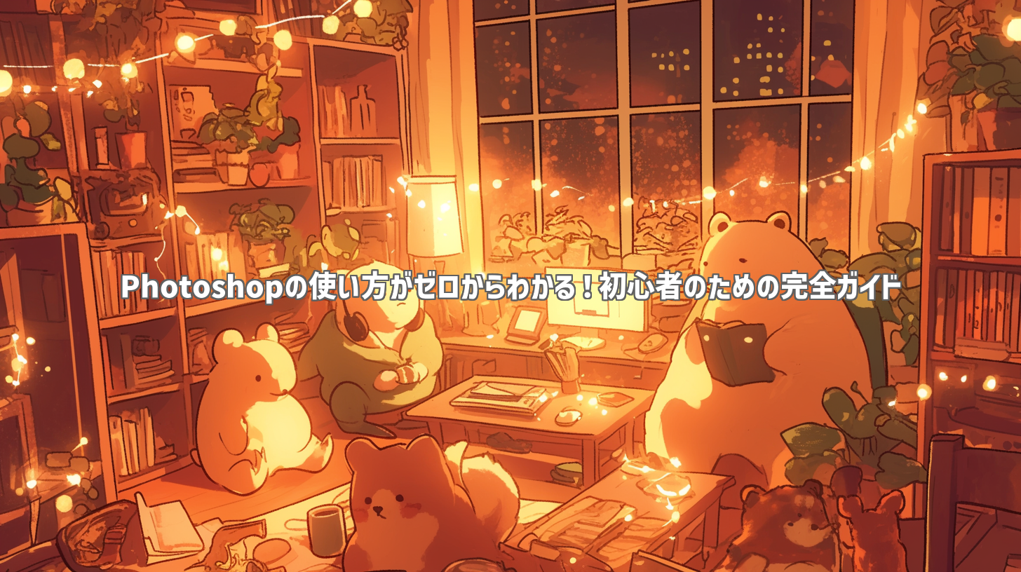 Photoshopの使い方がゼロからわかる！初心者のための完全ガイド