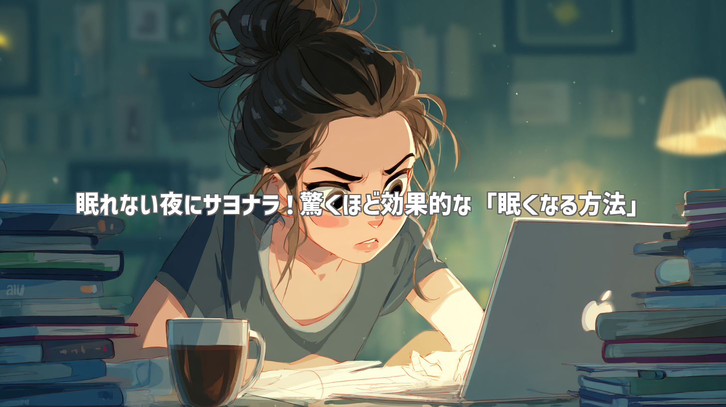 眠れない夜にサヨナラ！驚くほど効果的な「眠くなる方法」