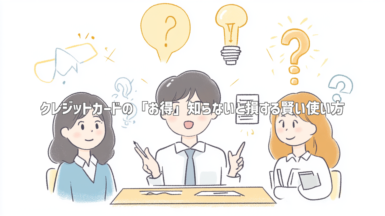 クレジットカードの「お得」知らないと損する賢い使い方
