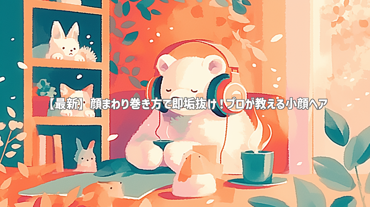 【最新】顔まわり巻き方で即垢抜け！プロが教える小顔ヘア