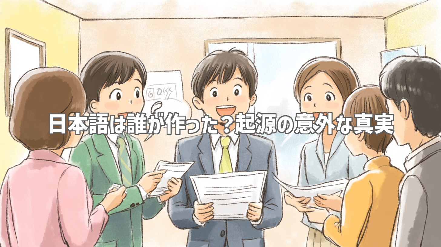 日本語は誰が作った？起源の意外な真実