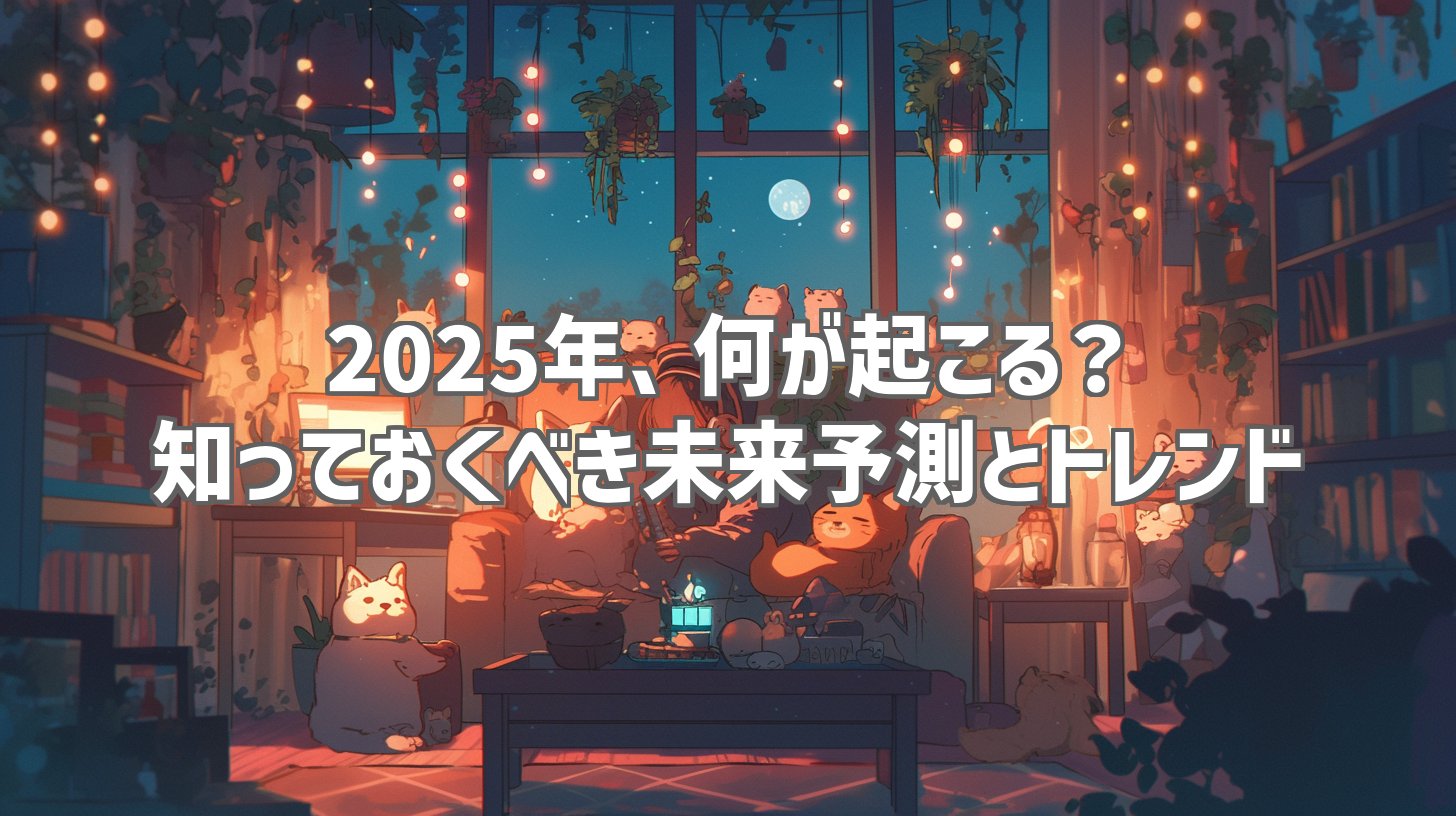 2025年、何が起こる？ 知っておくべき未来予測とトレンド