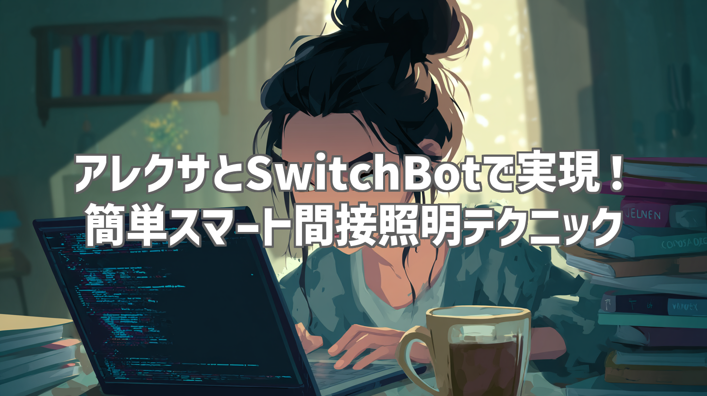 アレクサとSwitchBotで実現！簡単スマート間接照明テクニック