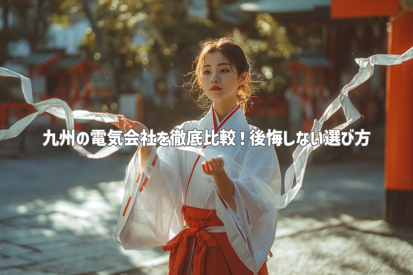 九州の電気会社を徹底比較！後悔しない選び方