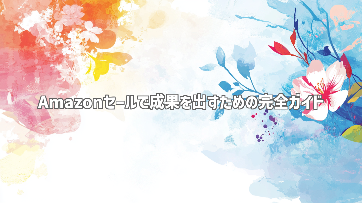 Amazonセールで成果を出すための完全ガイド