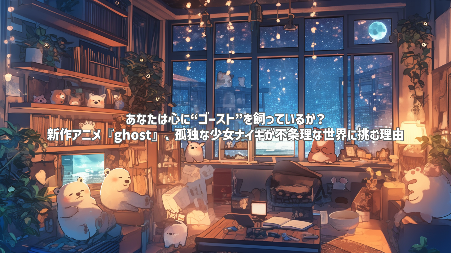 あなたは心に“ゴースト”を飼っているか？ 新作アニメ『ghost』、孤独な少女ナイキが不条理な世界に挑む理由