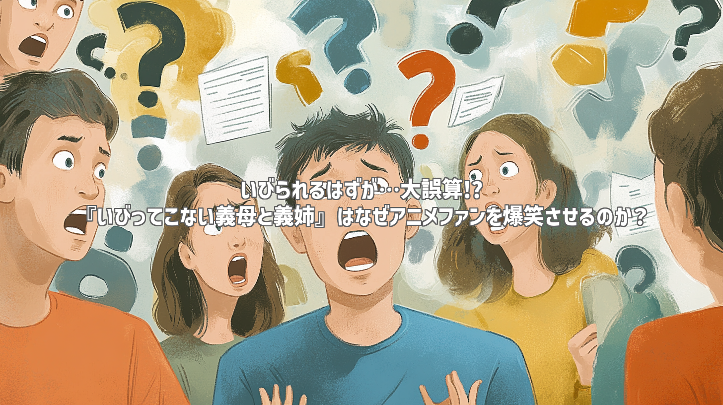 いびられるはずが…大誤算!? 『いびってこない義母と義姉』はなぜアニメファンを爆笑させるのか？