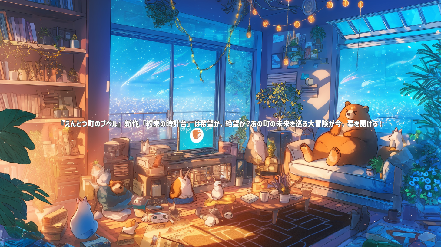 『えんとつ町のプペル』新作「約束の時計台」は希望か、絶望か？あの町の未来を巡る大冒険が今、幕を開ける！