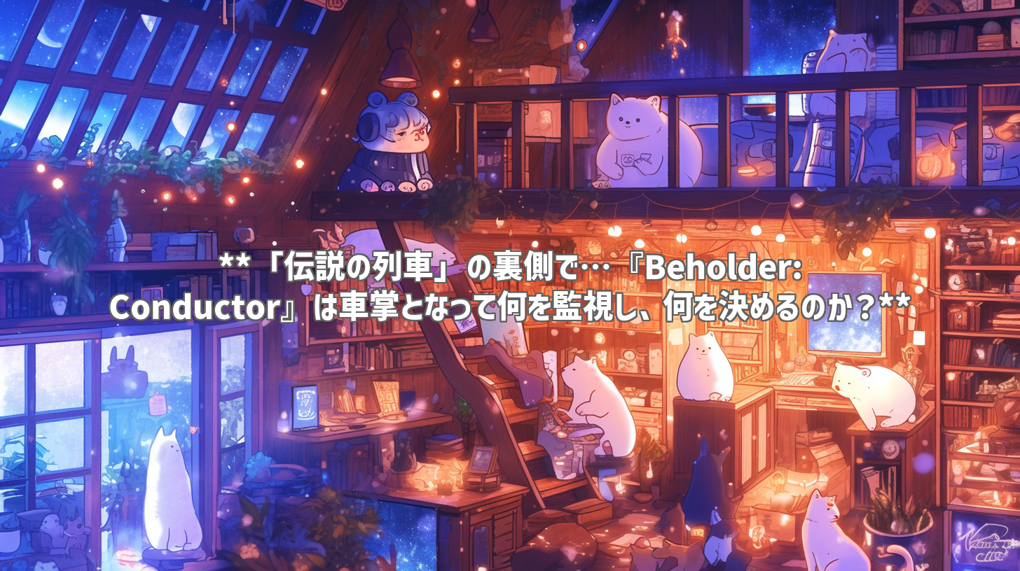 **「伝説の列車」の裏側で…『Beholder: Conductor』は車掌となって何を監視し、何を決めるのか？**