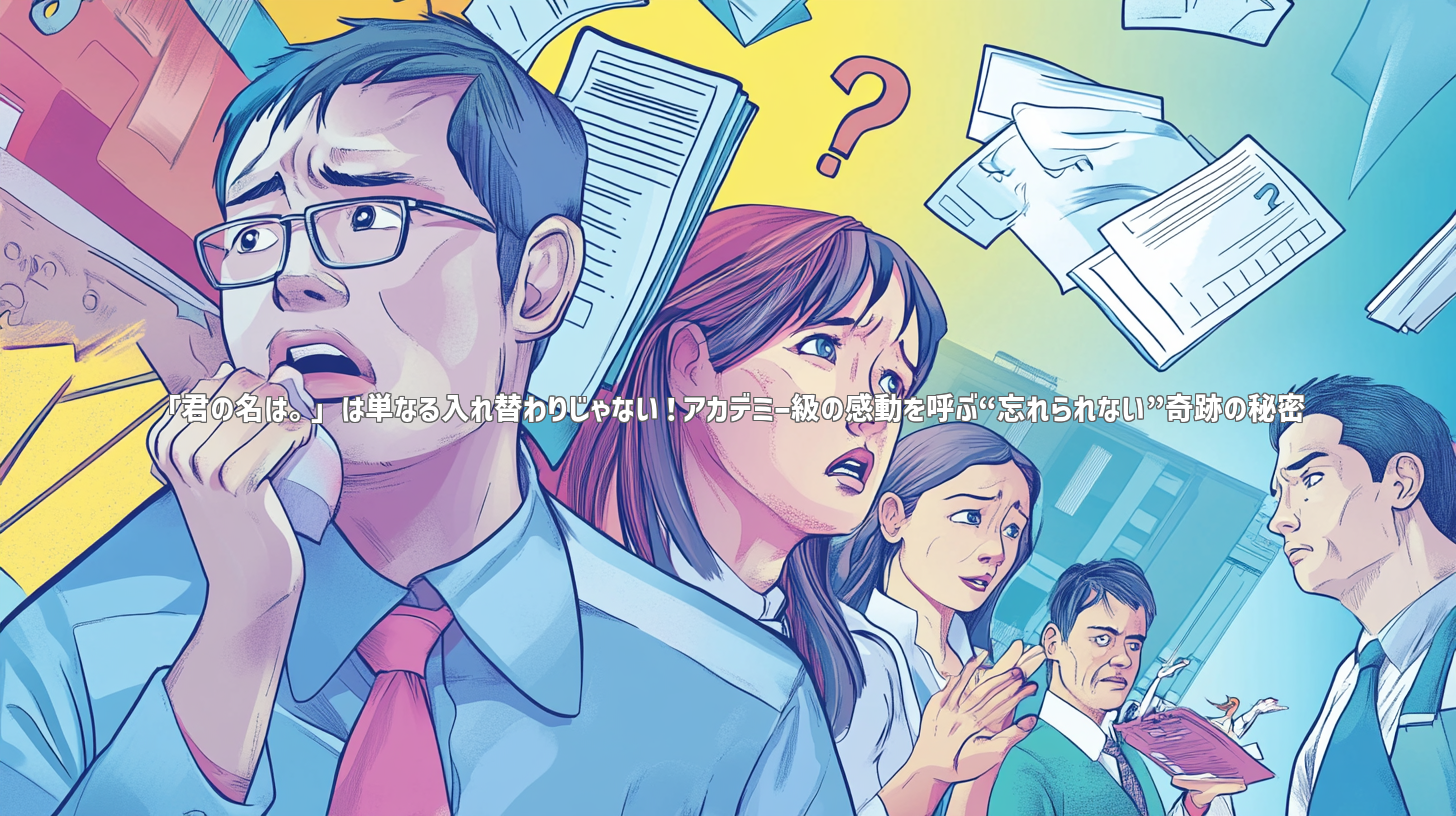 「君の名は。」は単なる入れ替わりじゃない！アカデミー級の感動を呼ぶ“忘れられない”奇跡の秘密