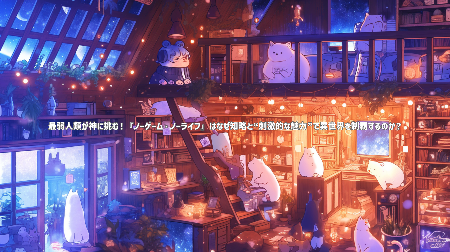 最弱人類が神に挑む！『ノーゲーム・ノーライフ』はなぜ知略と“刺激的な魅力”で異世界を制覇するのか？
