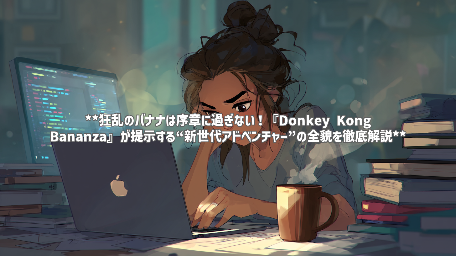 **狂乱のバナナは序章に過ぎない！『Donkey Kong Bananza』が提示する“新世代アドベンチャー”の全貌を徹底解説**
