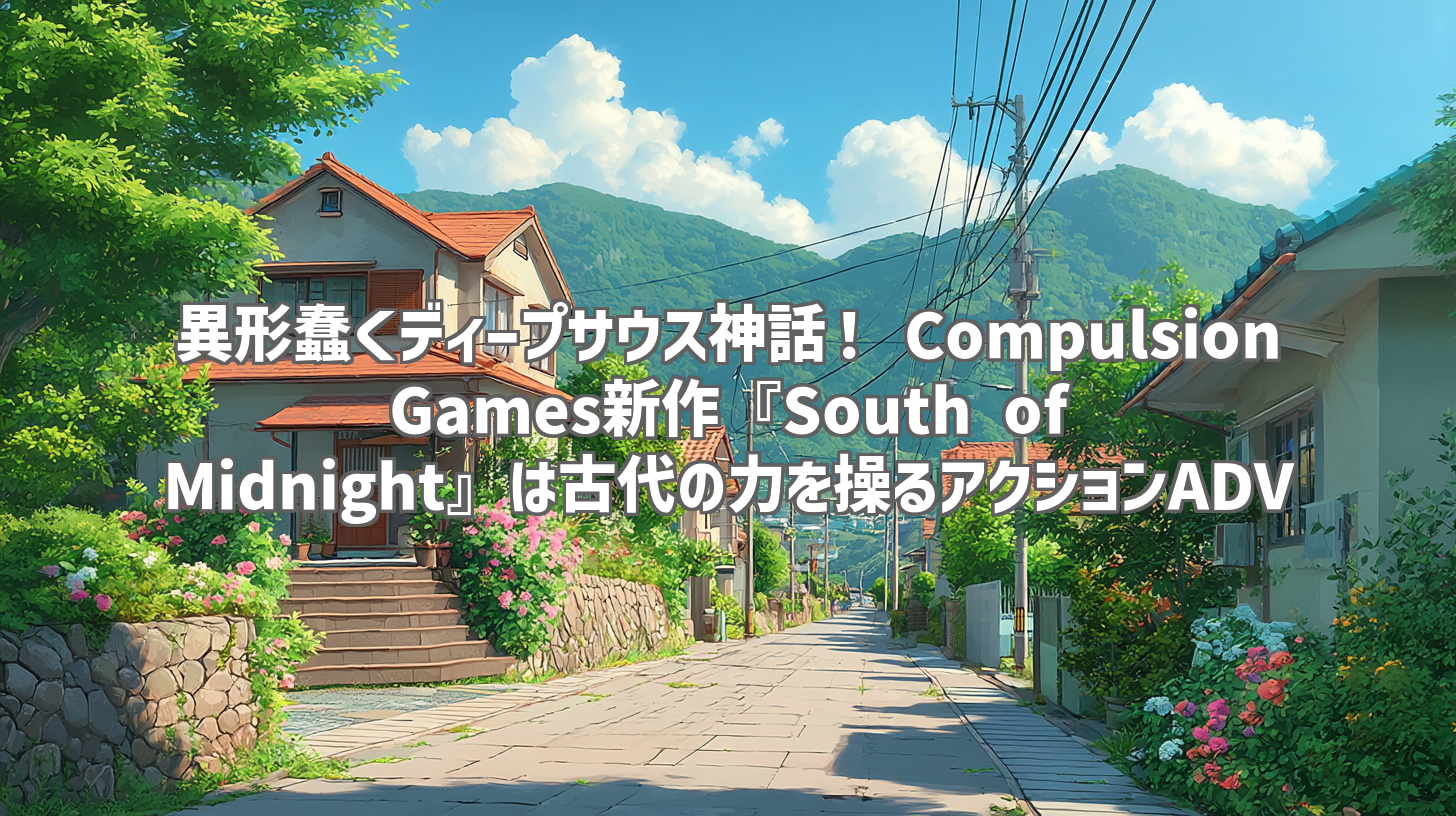 異形蠢くディープサウス神話！ Compulsion Games新作『South of Midnight』は古代の力を操るアクションADV