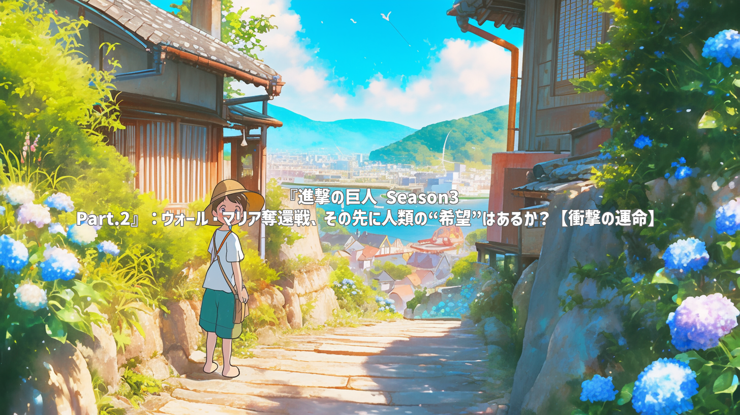 『進撃の巨人 Season3 Part.2』：ウォール・マリア奪還戦、その先に人類の“希望”はあるか？【衝撃の運命】