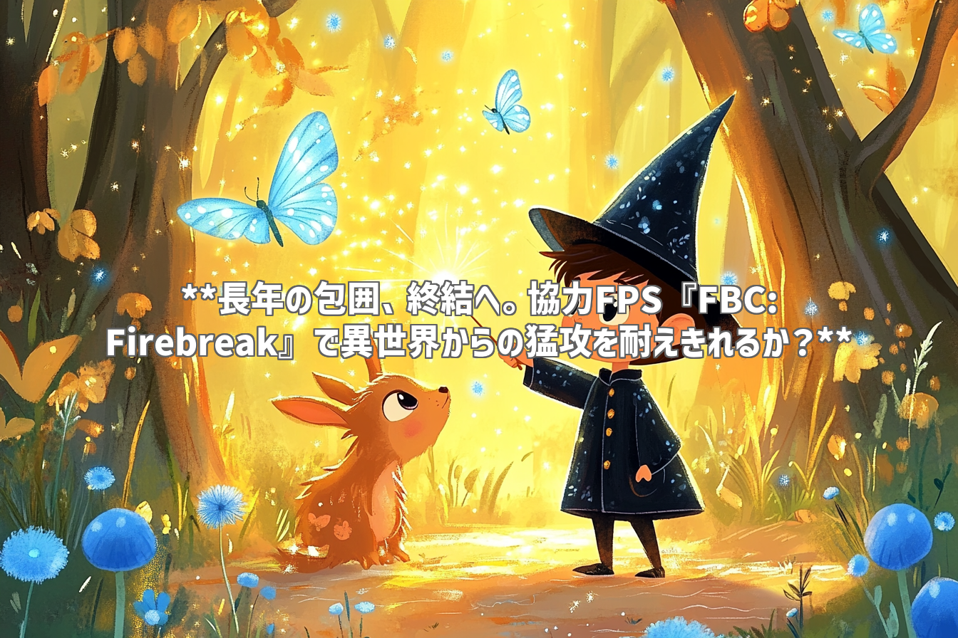 **長年の包囲、終結へ。協力FPS『FBC: Firebreak』で異世界からの猛攻を耐えきれるか？**