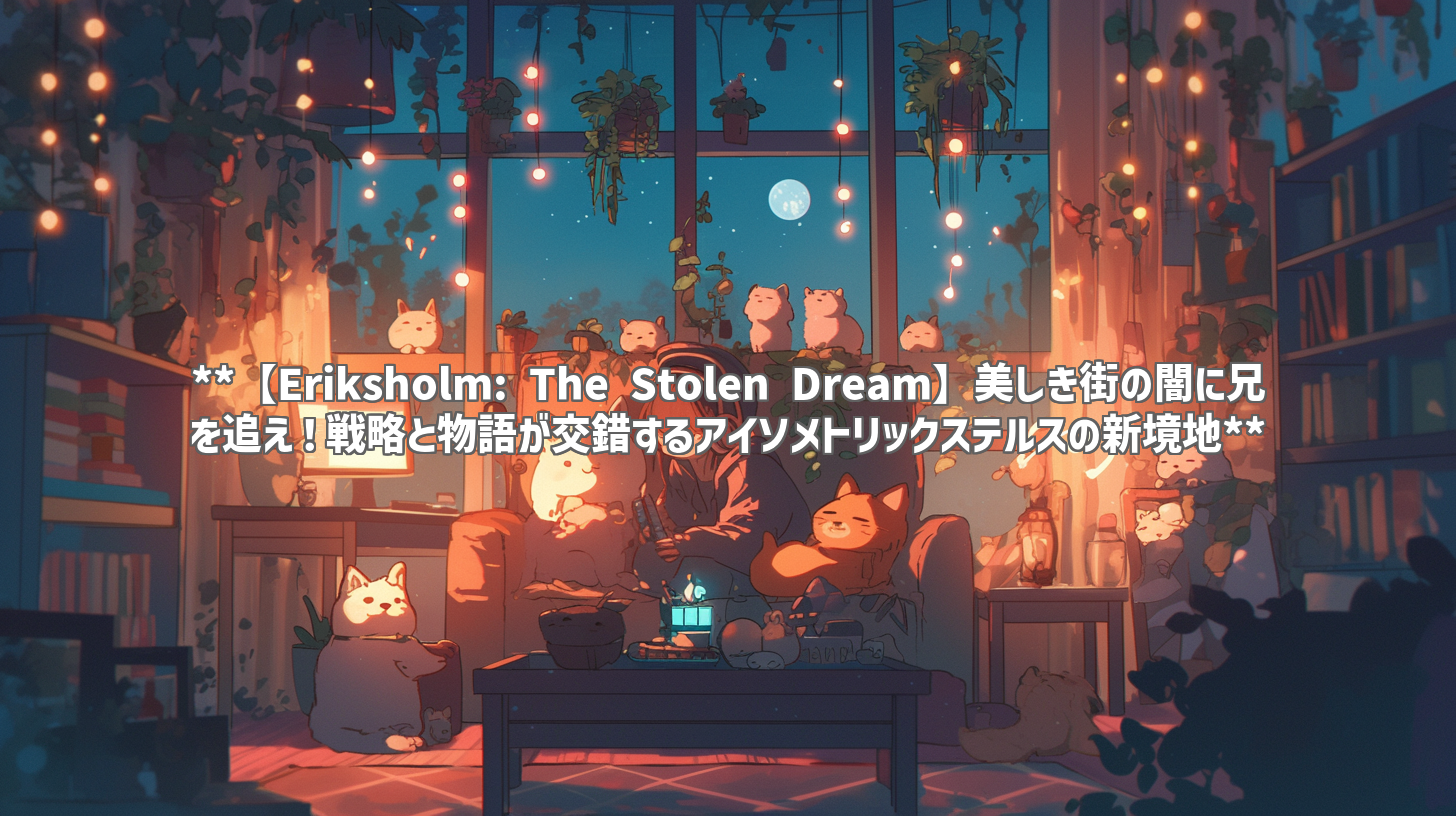 **【Eriksholm: The Stolen Dream】美しき街の闇に兄を追え！戦略と物語が交錯するアイソメトリックステルスの新境地**