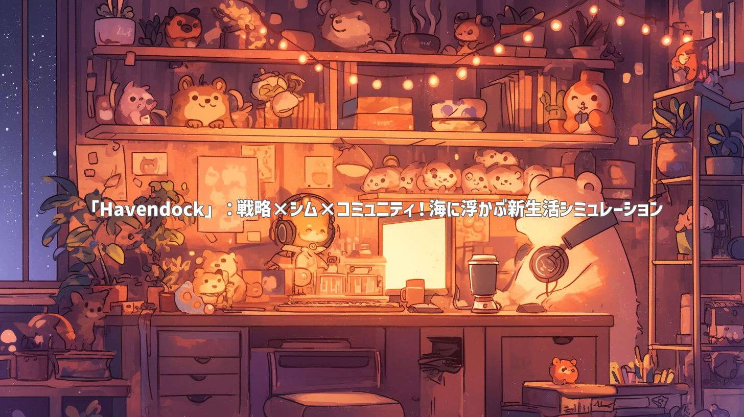 「Havendock」：戦略×シム×コミュニティ！海に浮かぶ新生活シミュレーション