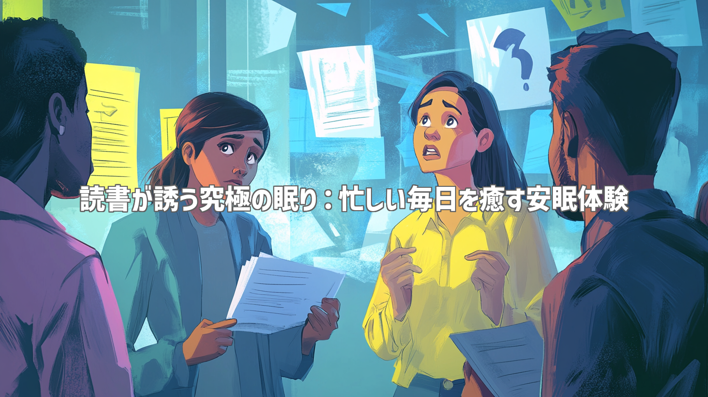 読書が誘う究極の眠り：忙しい毎日を癒す安眠体験
