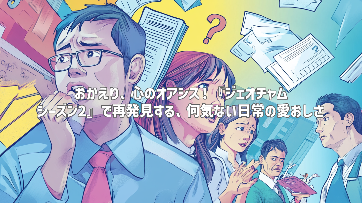おかえり、心のオアシス！『ジェオチャム シーズン2』で再発見する、何気ない日常の愛おしさ