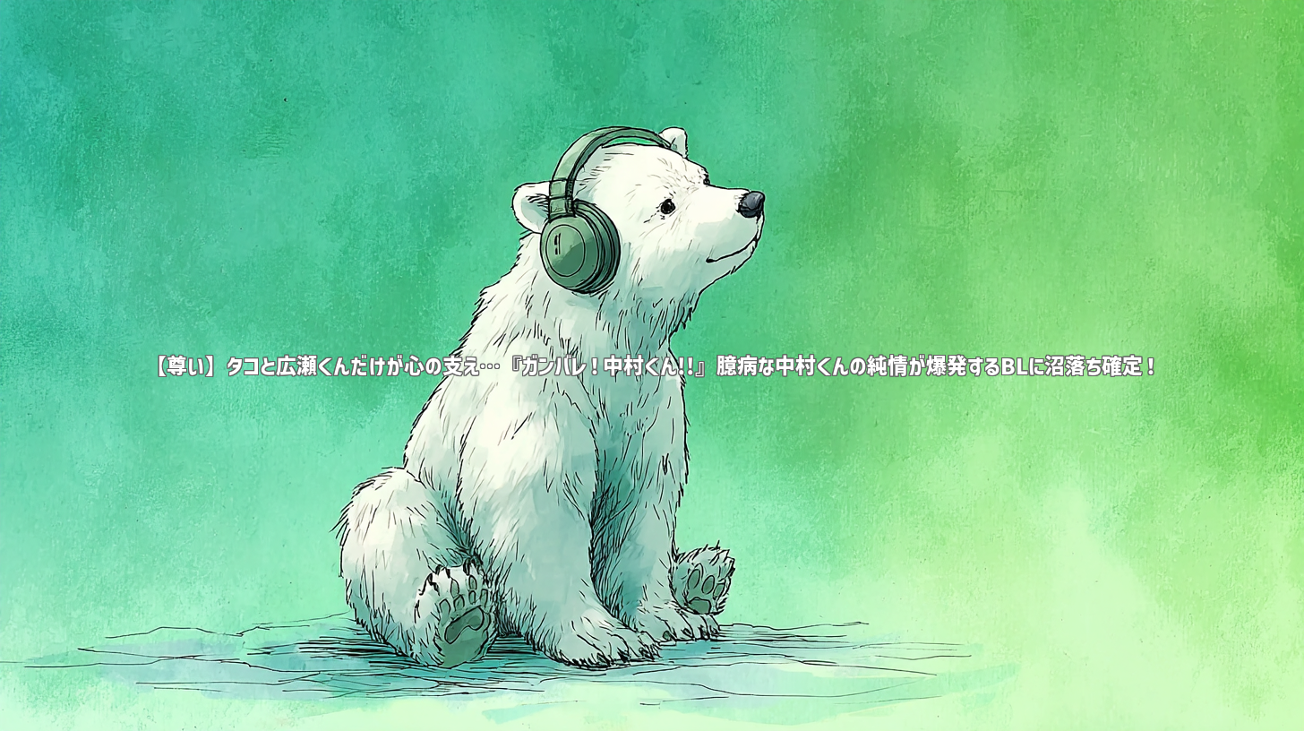 【尊い】タコと広瀬くんだけが心の支え…『ガンバレ！中村くん!!』臆病な中村くんの純情が爆発するBLに沼落ち確定！