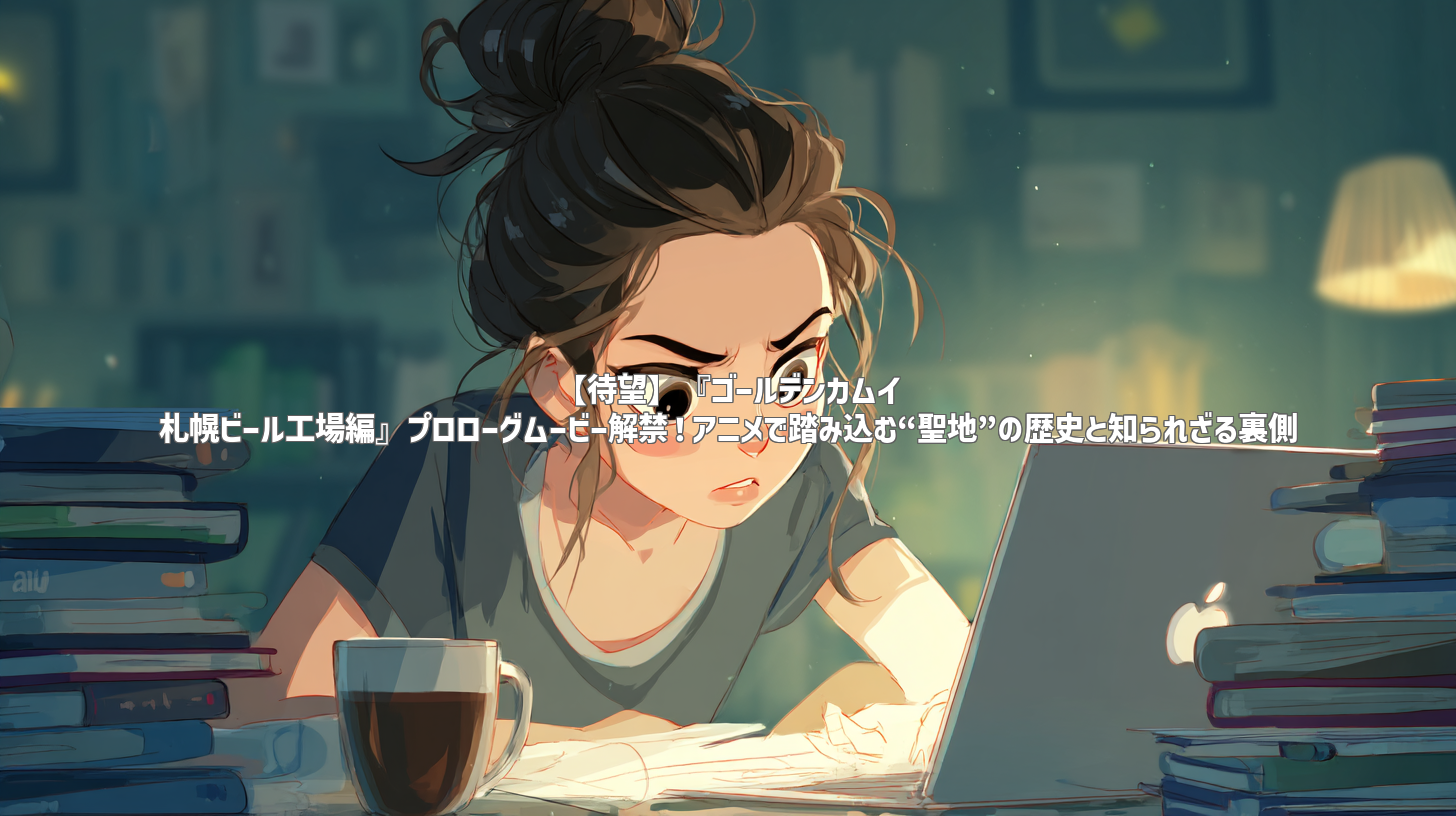 【待望】『ゴールデンカムイ 札幌ビール工場編』プロローグムービー解禁！アニメで踏み込む“聖地”の歴史と知られざる裏側