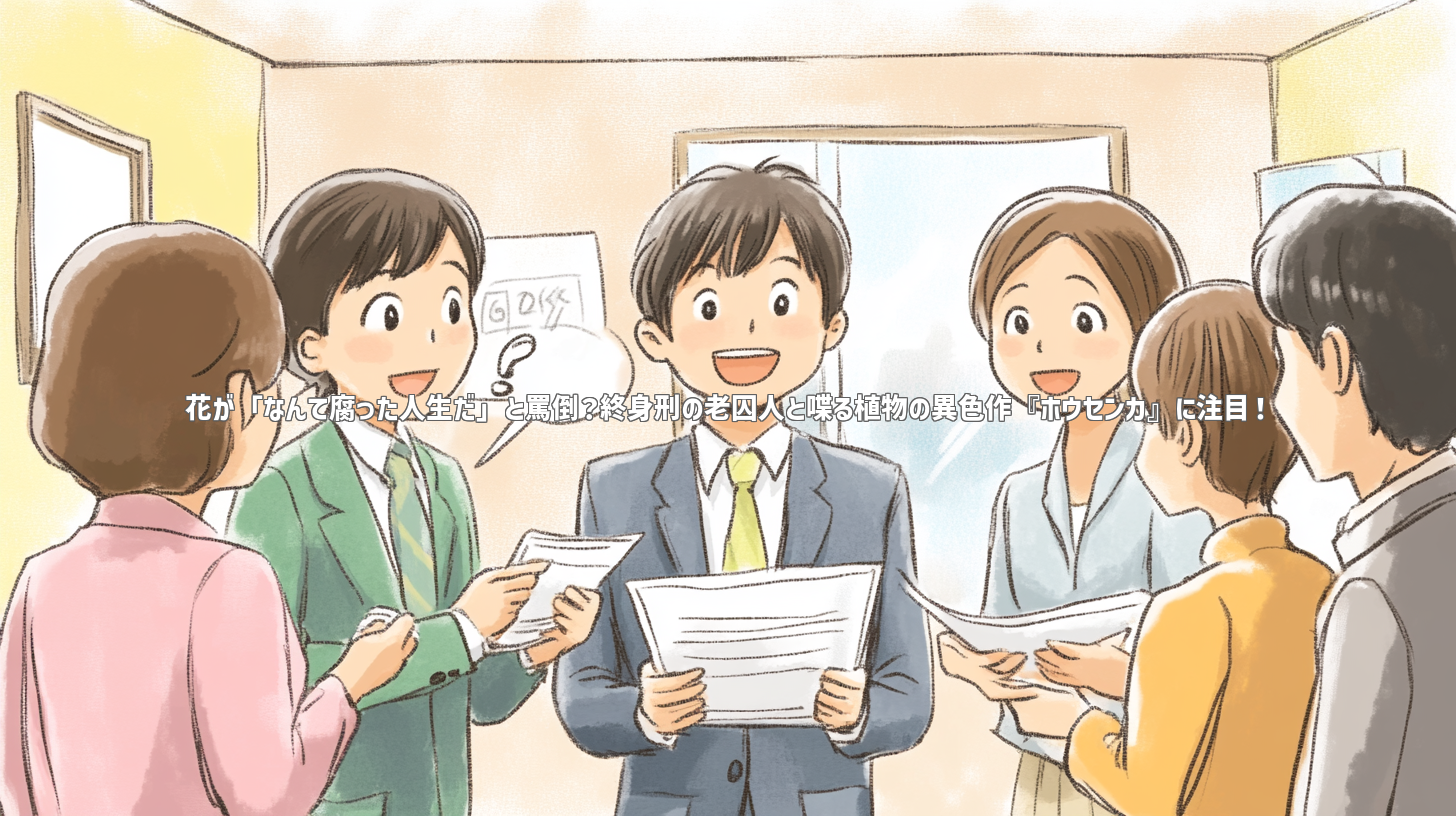 花が「なんて腐った人生だ」と罵倒？終身刑の老囚人と喋る植物の異色作『ホウセンカ』に注目！