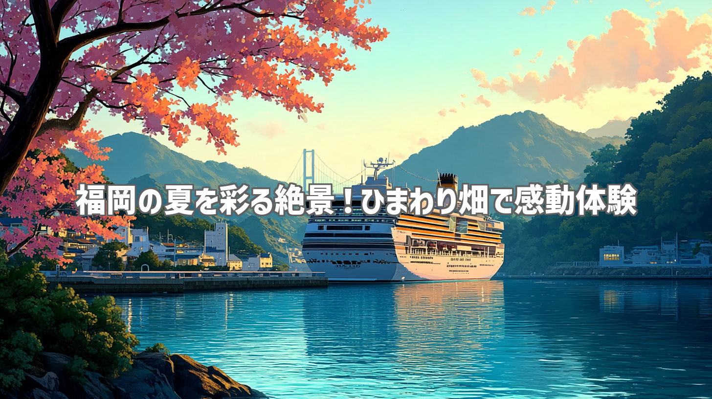 福岡の夏を彩る絶景！ひまわり畑で感動体験
