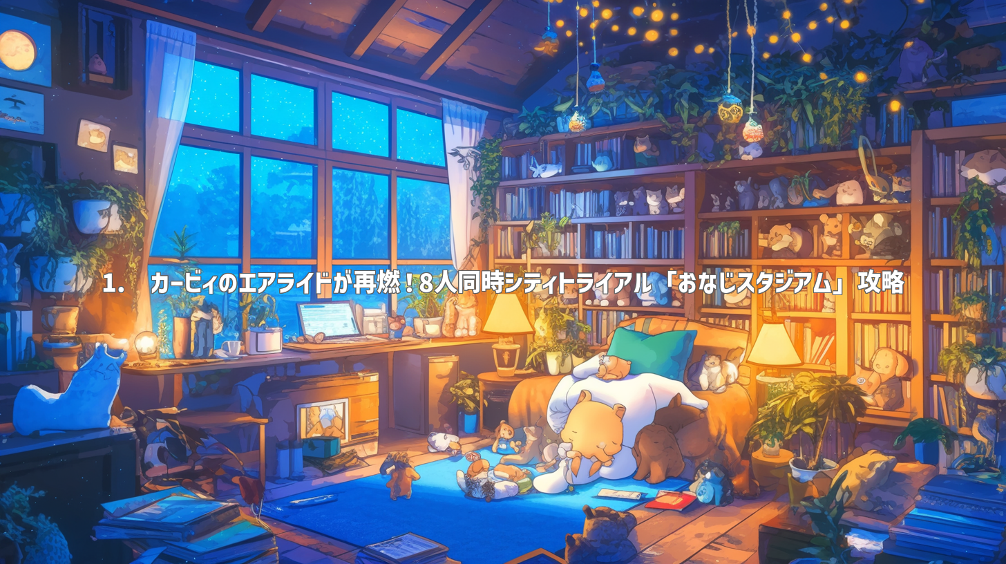 1. カービィのエアライドが再燃！8人同時シティトライアル「おなじスタジアム」攻略