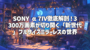 SONY α7IV徹底解剖！3300万画素が切り開く「新世代」フルサイズミラーレスの世界