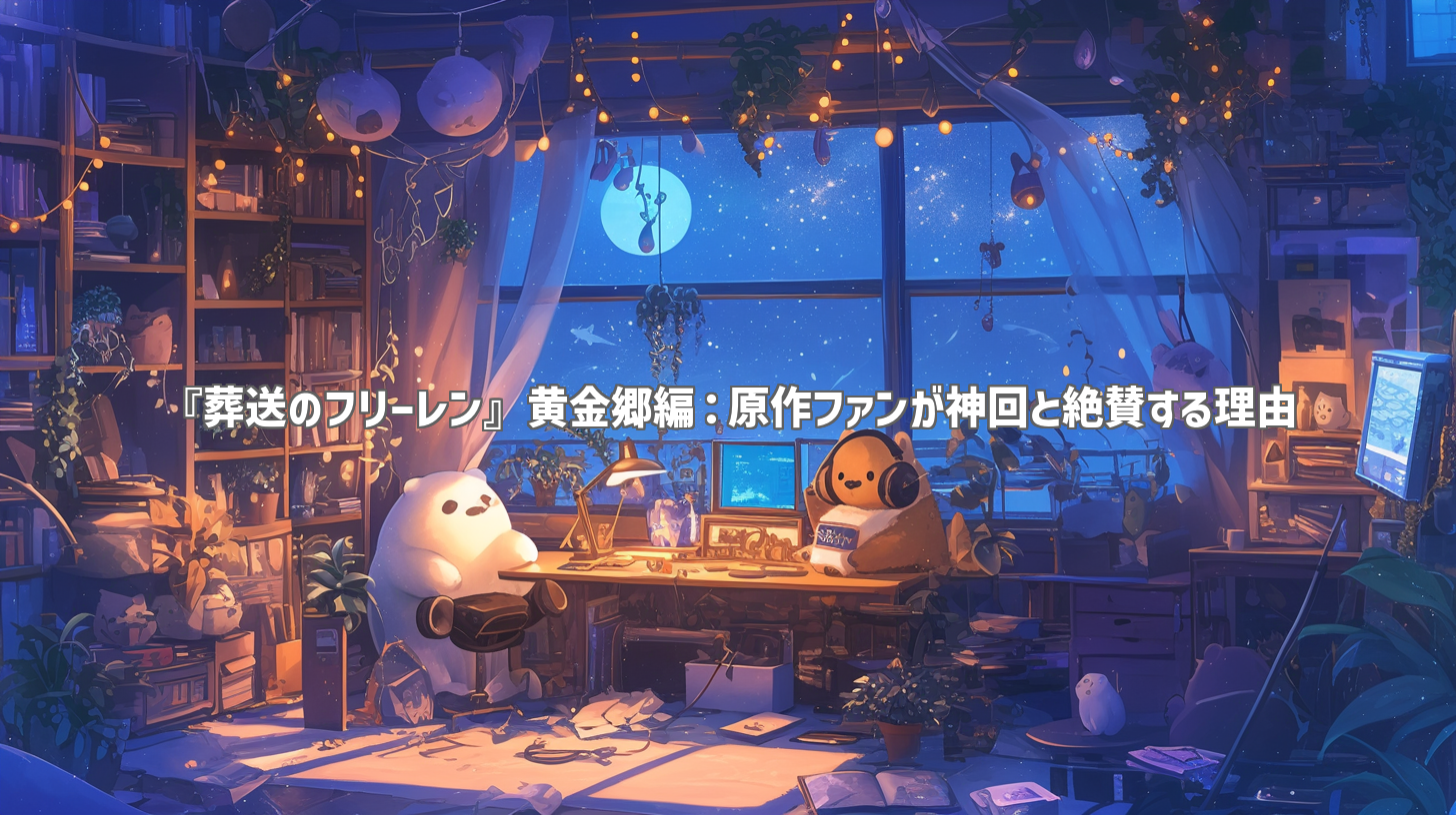 『葬送のフリーレン』黄金郷編：原作ファンが神回と絶賛する理由