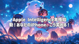 Apple Intelligence本格始動！あなたのiPhone、こう変わる！