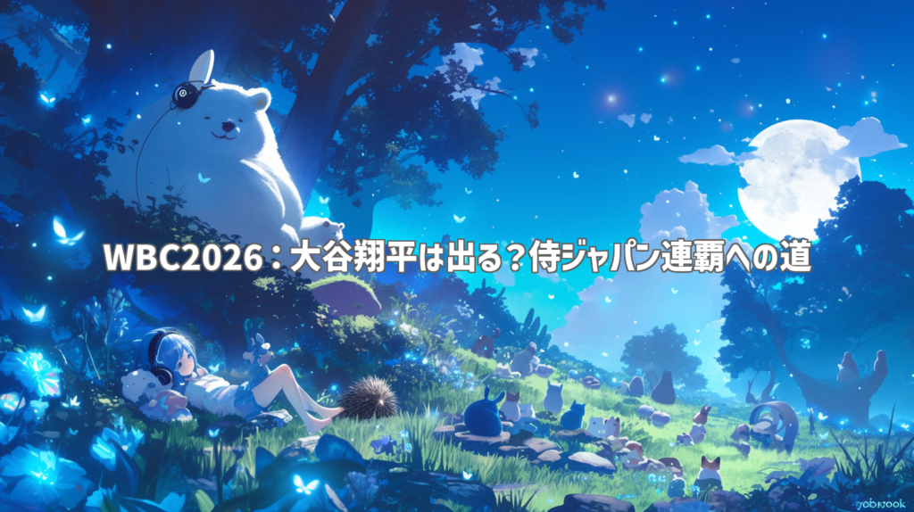 WBC2026：大谷翔平は出る？侍ジャパン連覇への道