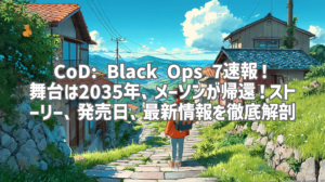 CoD: Black Ops 7速報！舞台は2035年、メーソンが帰還！ストーリー、発売日、最新情報を徹底解剖