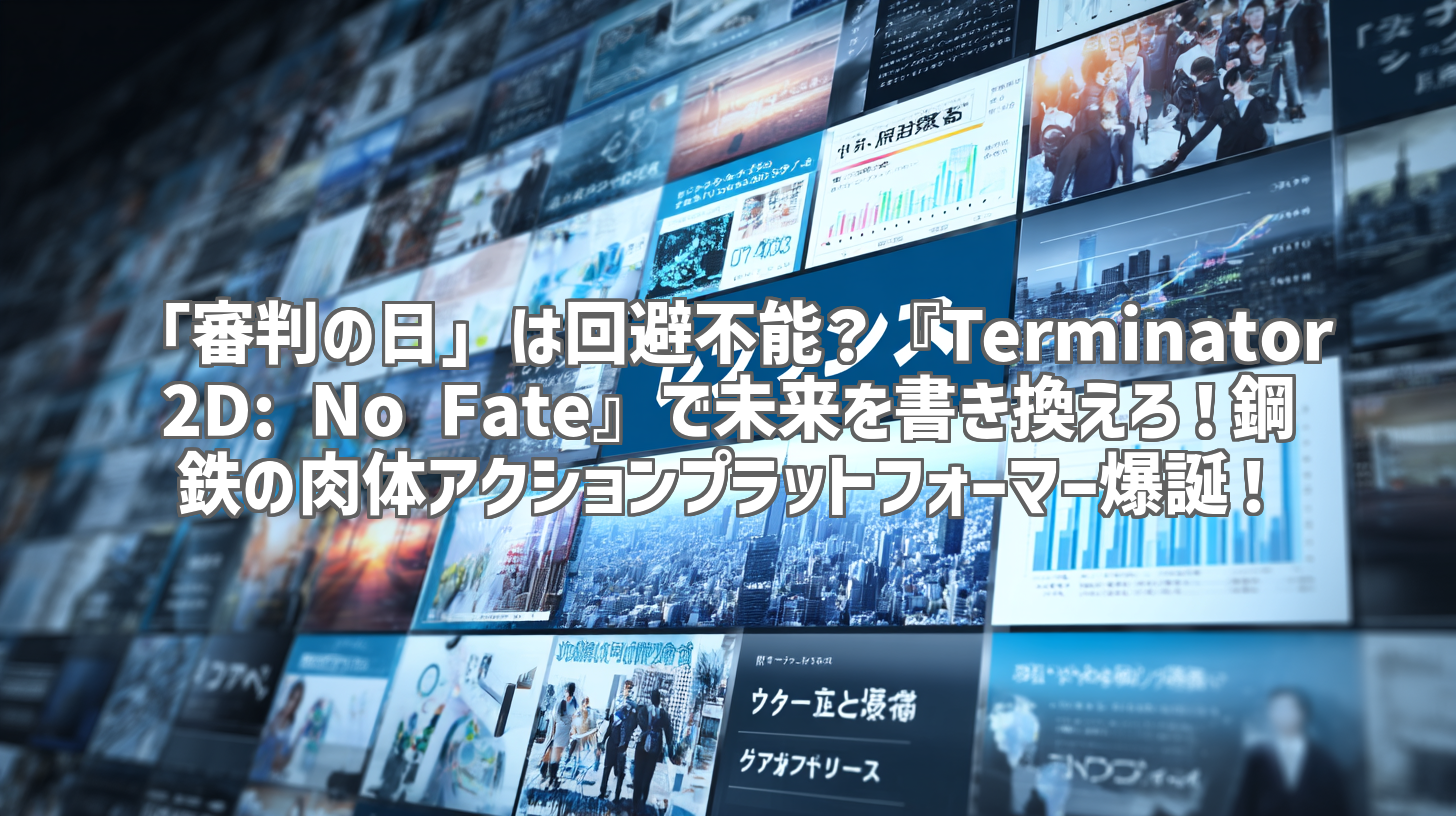 「審判の日」は回避不能?『Terminator 2D: No Fate』で未来を書き換えろ!鋼鉄の肉体アクションプラットフォーマー爆誕!