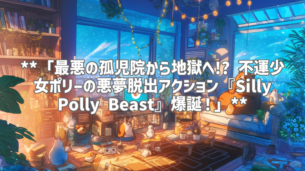 **「最悪の孤児院から地獄へ!? 不運少女ポリーの悪夢脱出アクション『Silly Polly Beast』爆誕！」**