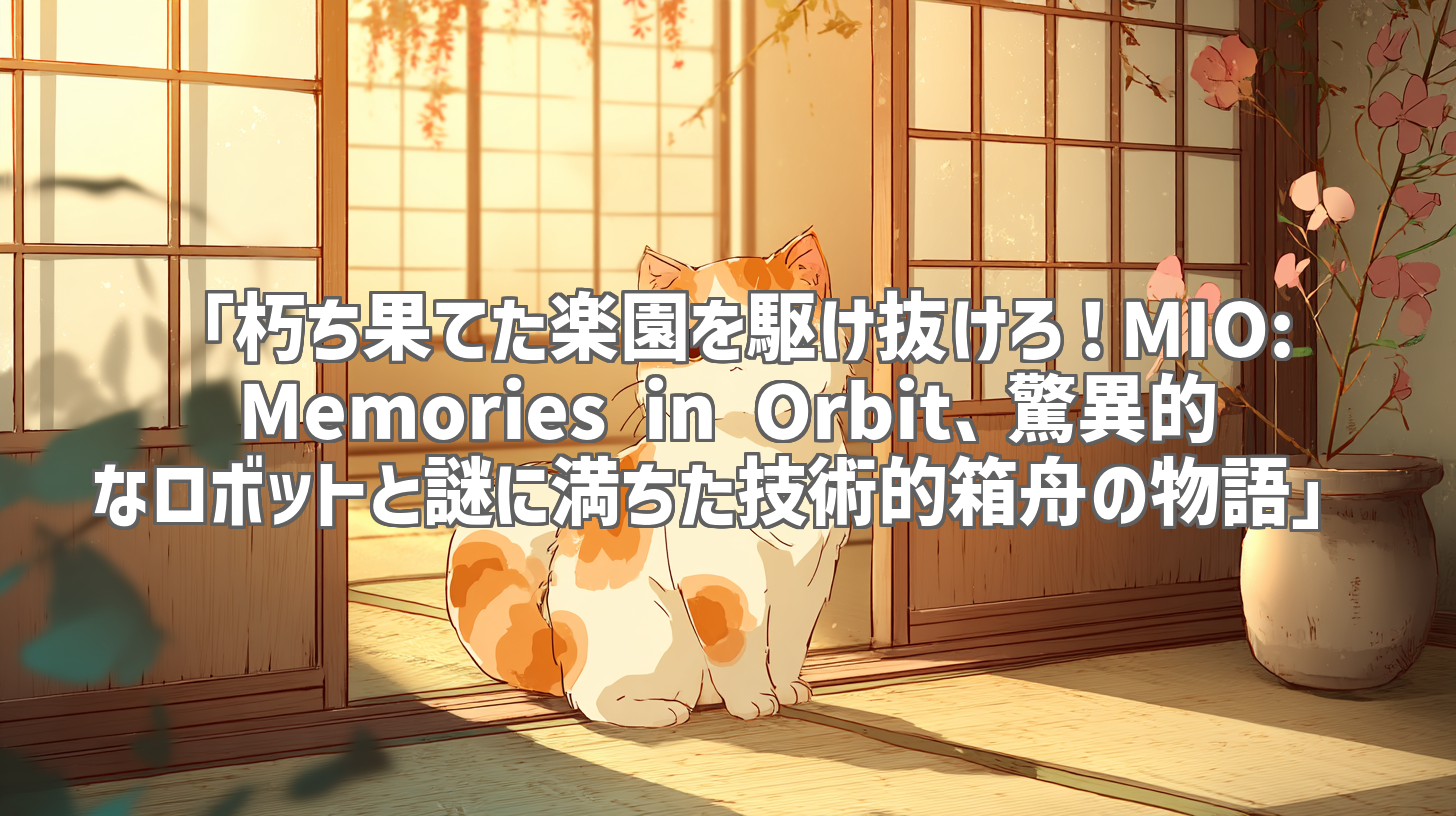 「朽ち果てた楽園を駆け抜けろ！MIO: Memories in Orbit、驚異的なロボットと謎に満ちた技術的箱舟の物語」