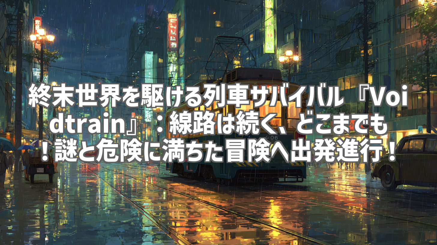 終末世界を駆ける列車サバイバル『Voidtrain』：線路は続く、どこまでも！謎と危険に満ちた冒険へ出発進行！