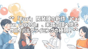 **「Furi」開発陣の新作『Cairn (2025)』、未踏の頂へ挑むサバイバルクライミングの極限！**