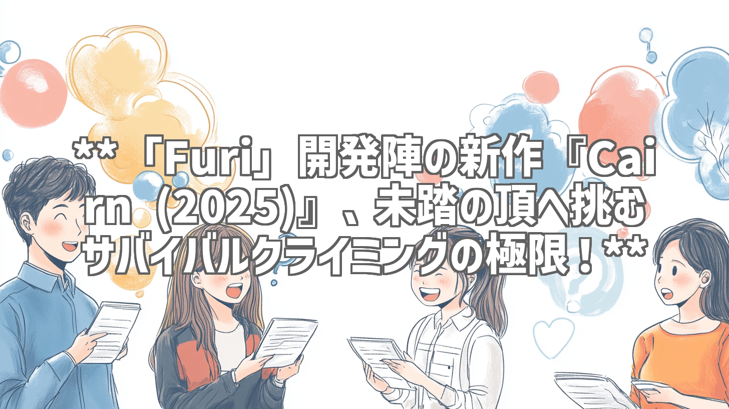 **「Furi」開発陣の新作『Cairn (2025)』、未踏の頂へ挑むサバイバルクライミングの極限！**