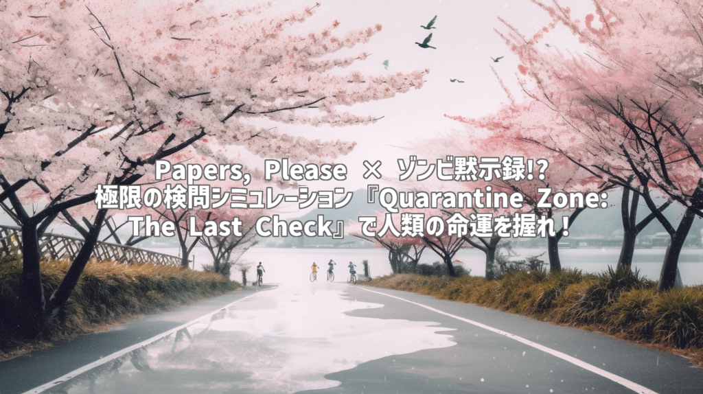 Papers, Please × ゾンビ黙示録!? 極限の検問シミュレーション『Quarantine Zone: The Last Check』で人類の命運を握れ！