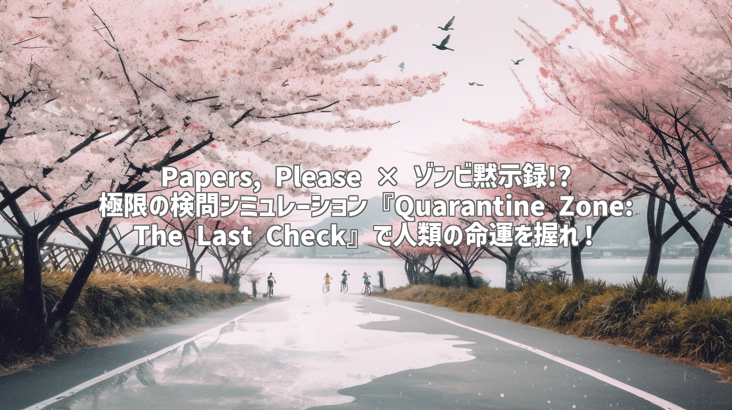 Papers, Please × ゾンビ黙示録!? 極限の検問シミュレーション『Quarantine Zone: The Last Check』で人類の命運を握れ！