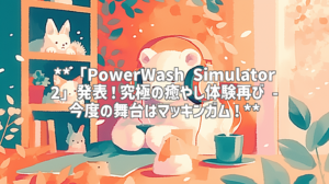 **「PowerWash Simulator 2」発表！究極の癒やし体験再び - 今度の舞台はマッキンガム！**