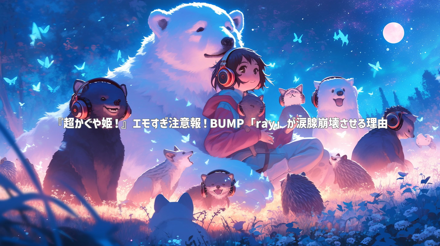 『超かぐや姫！』エモすぎ注意報！BUMP「ray」が涙腺崩壊させる理由