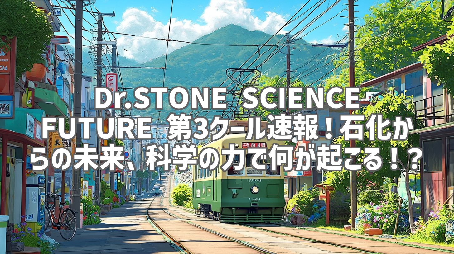 Dr.STONE SCIENCE FUTURE 第3クール速報!石化からの未来、科学の力で何が起こる!?